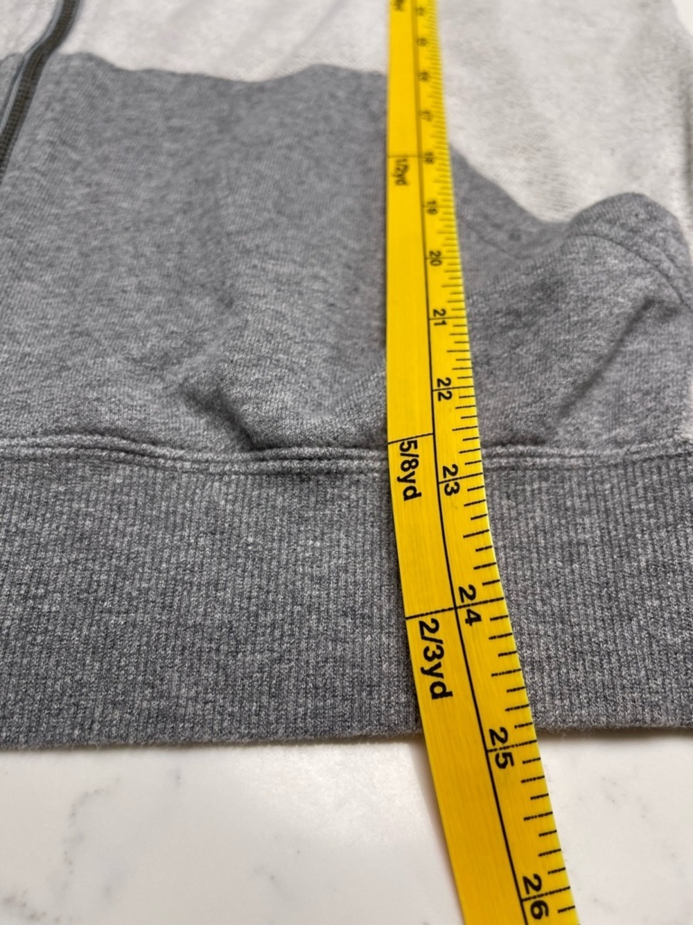 NFL Kansas City Chiefs Two-Tone Gray Zip Graphic Hoodie Size Womens Small - Picture 9 of 9